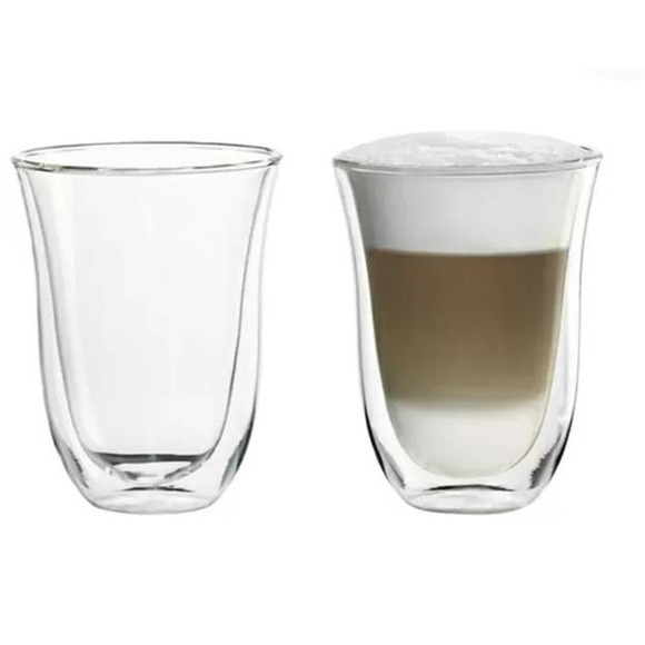 Delonghi Other - DeLonghi -2 Double Wall Thermal Lattemacchiato Glasses 7.5 OZ NWT